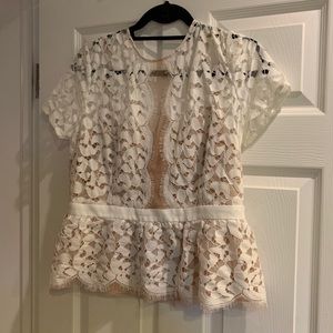 Bcbg lace top